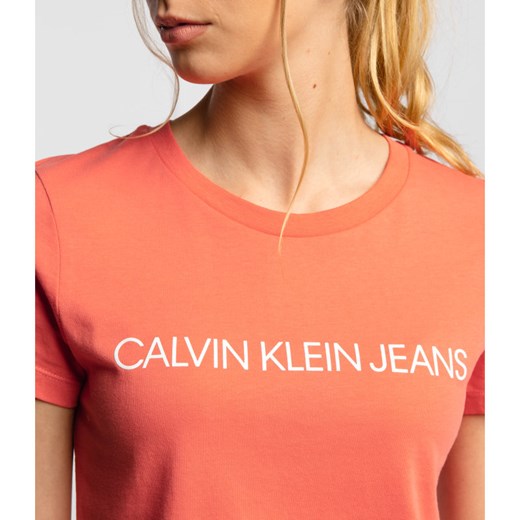 CALVIN KLEIN JEANS T-shirt INSTITUTIONAL | Slim Fit XS promocyjna cena Gomez Fashion Store