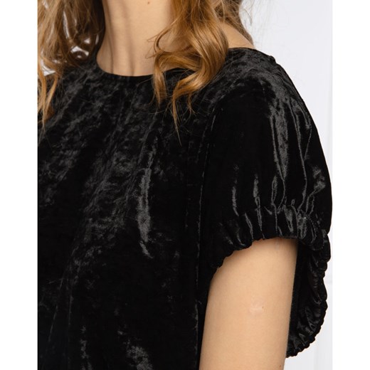 Bluzka damska DKNY z okrągłym dekoltem z krótkim rękawem 
