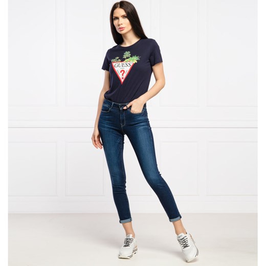 GUESS JEANS T-shirt PALMS TRIANGLE | Regular Fit XS okazja Gomez Fashion Store