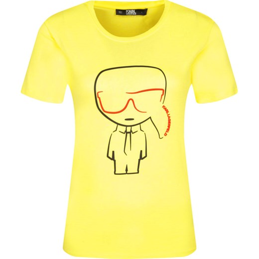 Karl Lagerfeld T-shirt Ikonik | Regular Fit Karl Lagerfeld S promocja Gomez Fashion Store