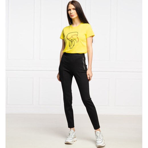 Karl Lagerfeld T-shirt Ikonik | Regular Fit Karl Lagerfeld XS Gomez Fashion Store okazja