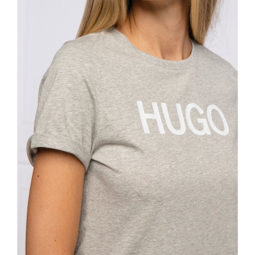 HUGO T-shirt The Slim Tee 3 | Slim Fit L wyprzedaż Gomez Fashion Store