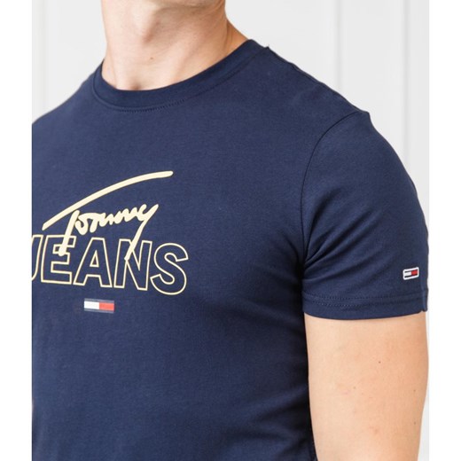Tommy Jeans T-shirt SCRIPT | Regular Fit Tommy Jeans L wyprzedaż Gomez Fashion Store