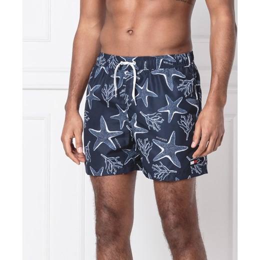 Tommy Hilfiger Szorty kąpielowe DRAWSTRING | Regular Fit | mid waist Tommy Hilfiger L okazja Gomez Fashion Store