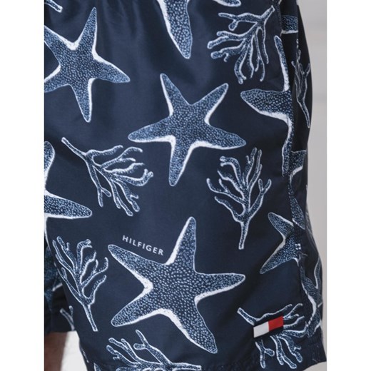 Tommy Hilfiger Szorty kąpielowe DRAWSTRING | Regular Fit | mid waist Tommy Hilfiger M okazja Gomez Fashion Store