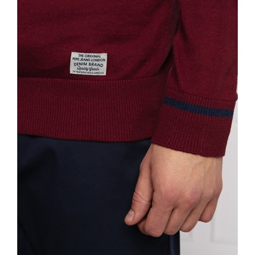 Pepe Jeans London Sweter PABLO | Regular Fit | z dodatkiem wełny i kaszmiru XL okazyjna cena Gomez Fashion Store