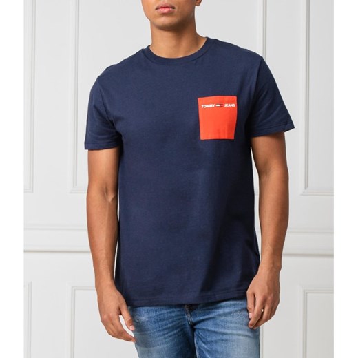 Tommy Jeans T-shirt TJM contrast | Regular Fit Tommy Jeans XL okazja Gomez Fashion Store