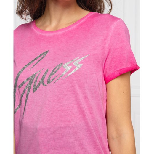 GUESS JEANS T-shirt IVONNE | Regular Fit L okazja Gomez Fashion Store