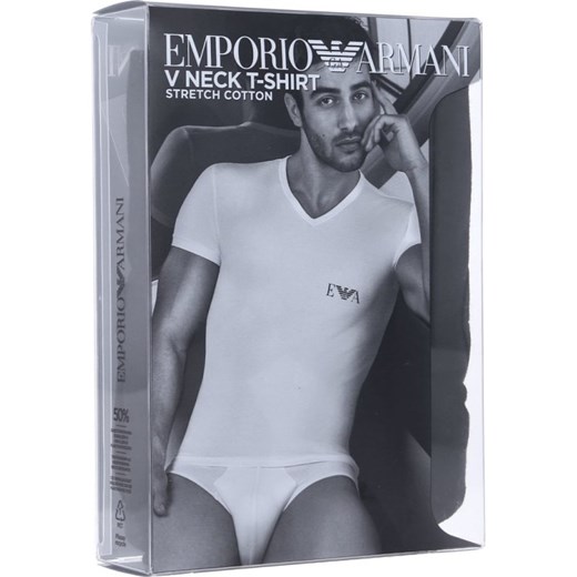 Emporio Armani T-shirt | Slim Fit Emporio Armani S wyprzedaż Gomez Fashion Store