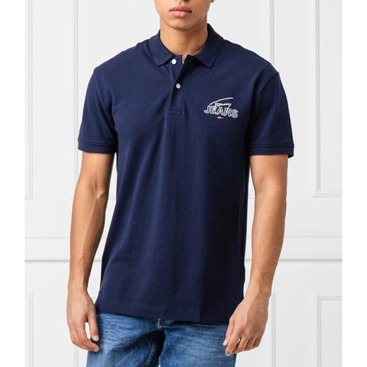 Tommy Jeans Polo TJM SOLID GRAPHIC | Regular Fit Tommy Jeans S okazja Gomez Fashion Store
