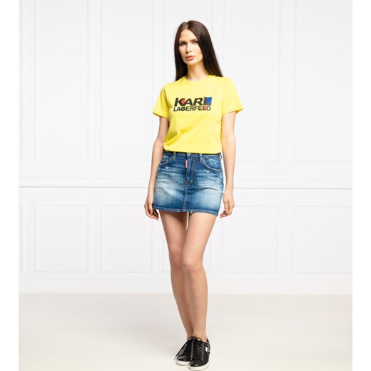 Karl Lagerfeld T-shirt Bauhaus | Regular Fit Karl Lagerfeld S promocja Gomez Fashion Store