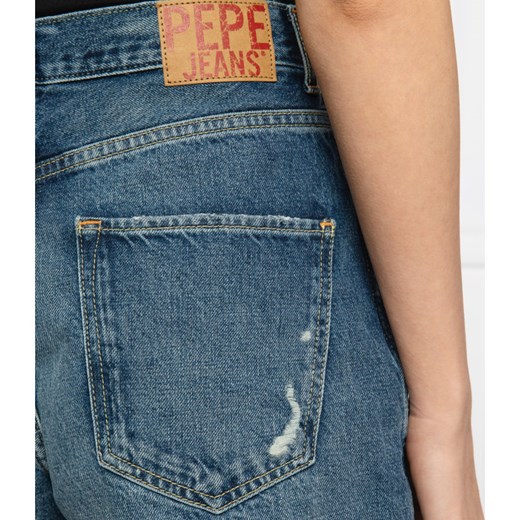 Pepe Jeans London Szorty RACHEL | Regular Fit | high waist 26 wyprzedaż Gomez Fashion Store