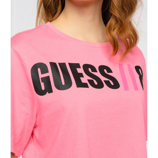 GUESS JEANS T-shirt CLARISSA | Cropped Fit M wyprzedaż Gomez Fashion Store