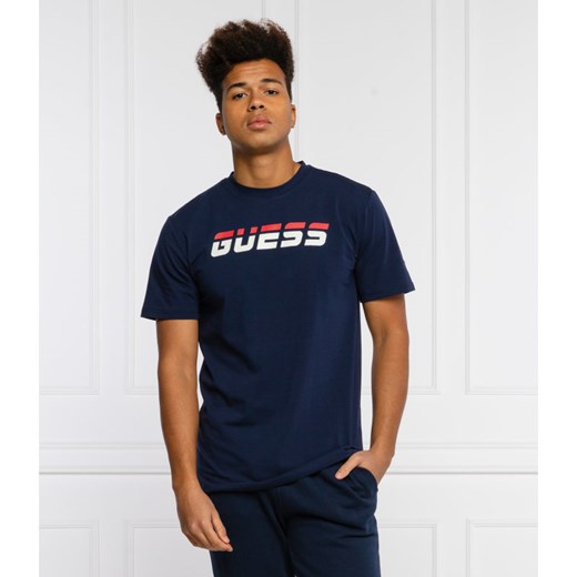 T-shirt męski Guess z krótkimi rękawami młodzieżowy 