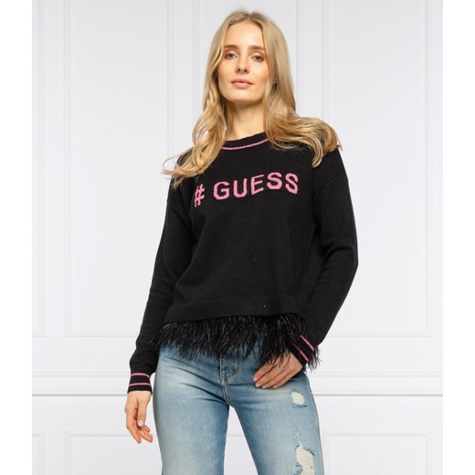 GUESS JEANS Sweter isotta | Regular Fit S Gomez Fashion Store promocyjna cena