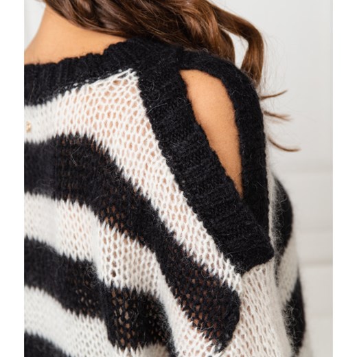 Twin-Set Sweter | Loose fit | z dodatkiem wełny XS okazja Gomez Fashion Store