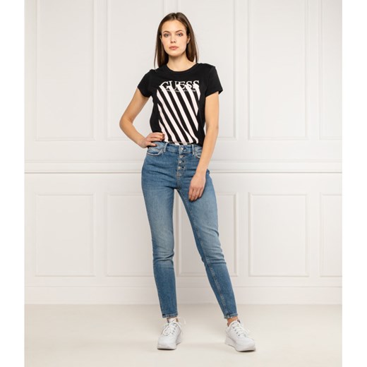 GUESS JEANS T-shirt CREAMY | Regular Fit S promocja Gomez Fashion Store