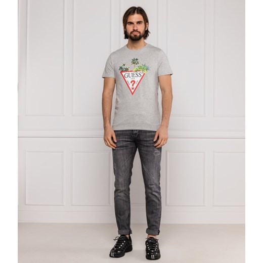 GUESS JEANS T-shirt PALM | Slim Fit XL okazja Gomez Fashion Store