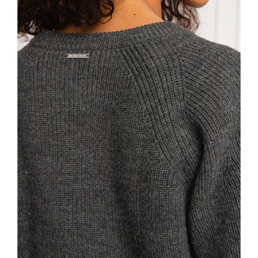 Michael Kors Wełniany sweter SHAKER | Regular Fit Michael Kors M okazja Gomez Fashion Store