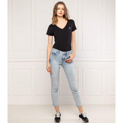 CALVIN KLEIN JEANS T-shirt EMBROIDERY | Regular Fit XS Gomez Fashion Store wyprzedaż