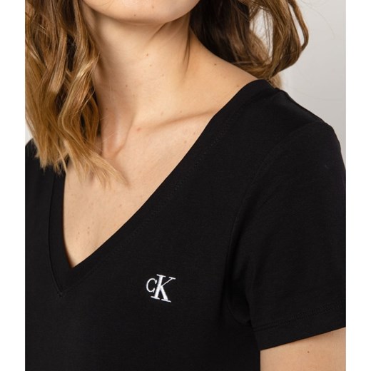 CALVIN KLEIN JEANS T-shirt EMBROIDERY | Regular Fit XS wyprzedaż Gomez Fashion Store
