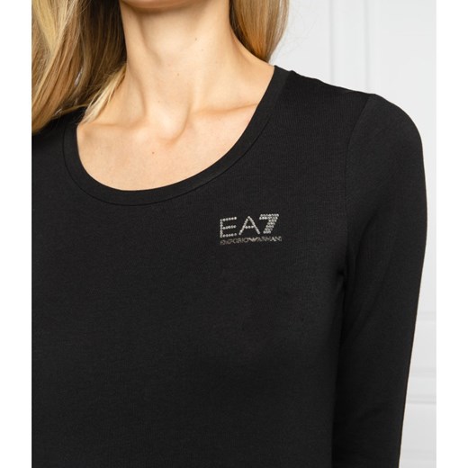EA7 Bluzka | Regular Fit M wyprzedaż Gomez Fashion Store