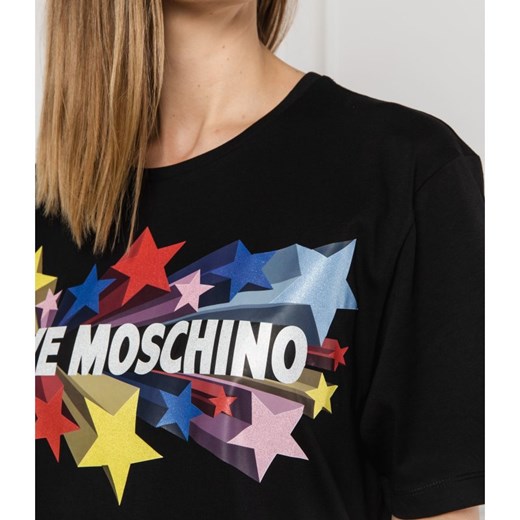 Love Moschino T-shirt | Loose fit Love Moschino 34 promocja Gomez Fashion Store