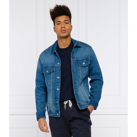 Pepe Jeans London Kurtka jeansowa PINNER | Regular Fit XXL promocyjna cena Gomez Fashion Store