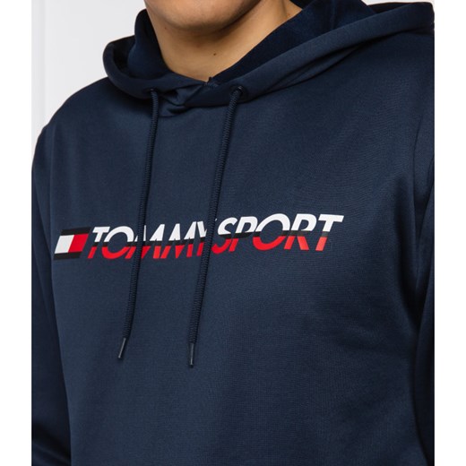 Tommy Sport Bluza Vertical Logo | Regular Fit Tommy Sport L promocyjna cena Gomez Fashion Store