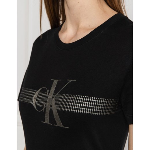 CALVIN KLEIN JEANS T-shirt Metalic | Slim Fit XS Gomez Fashion Store okazyjna cena