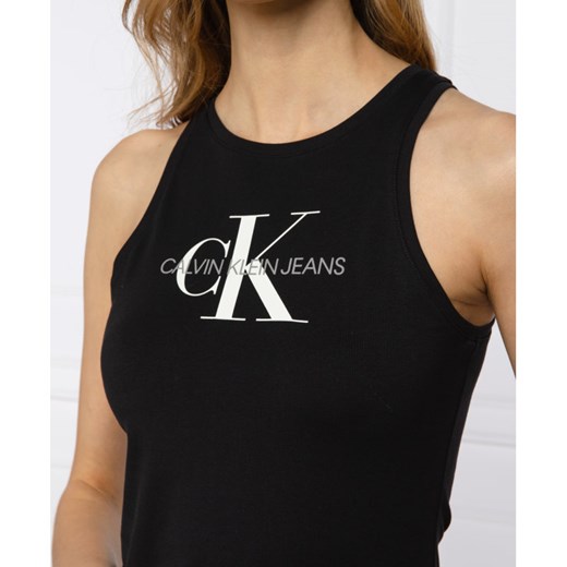 CALVIN KLEIN JEANS Sukienka MONOGRAM XS promocja Gomez Fashion Store