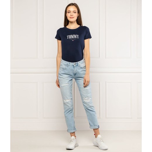 Tommy Jeans T-shirt SCRIPT | Regular Fit Tommy Jeans S wyprzedaż Gomez Fashion Store
