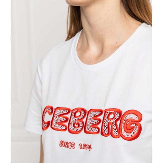 Iceberg T-shirt | Regular Fit Iceberg 36 okazyjna cena Gomez Fashion Store