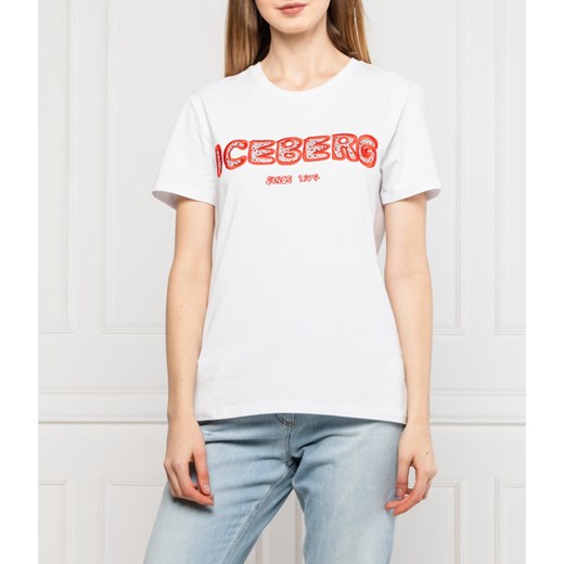Iceberg T-shirt | Regular Fit Iceberg 34 okazyjna cena Gomez Fashion Store