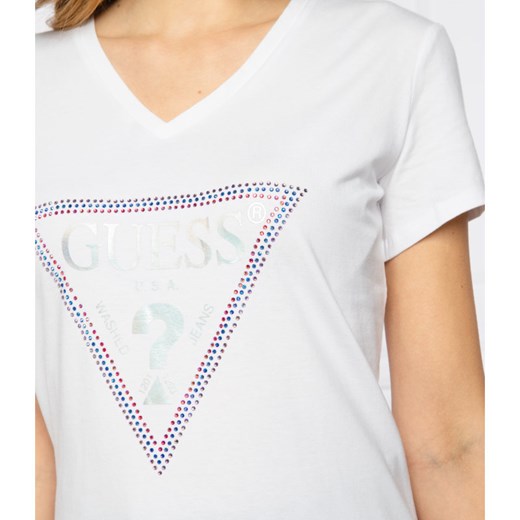 GUESS JEANS T-shirt FREDA | Slim Fit XL promocyjna cena Gomez Fashion Store