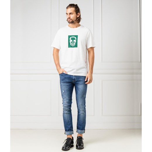 Zadig&Voltaire T-shirt TOBIAS SKULL BLOCK | Regular Fit Zadig&voltaire S wyprzedaż Gomez Fashion Store