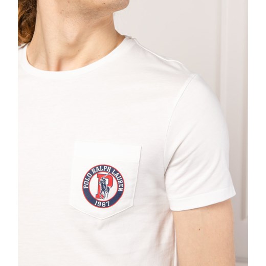 POLO RALPH LAUREN T-shirt | Slim Fit Polo Ralph Lauren S okazyjna cena Gomez Fashion Store
