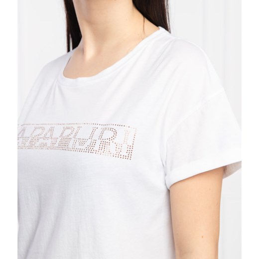 Napapijri T-shirt SICCARI | Regular Fit Napapijri S promocja Gomez Fashion Store
