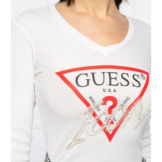 GUESS JEANS Bluzka | Slim Fit XL Gomez Fashion Store okazyjna cena