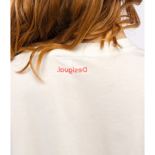 Desigual T-shirt LOVE YOUR SELF | Regular Fit Desigual XS okazyjna cena Gomez Fashion Store