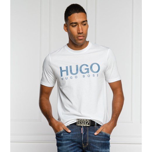 HUGO T-shirt Dolive204 | Regular Fit L wyprzedaż Gomez Fashion Store