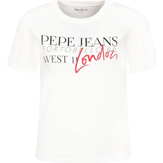 Pepe Jeans London T-shirt ANETTE | Regular Fit XS okazyjna cena Gomez Fashion Store