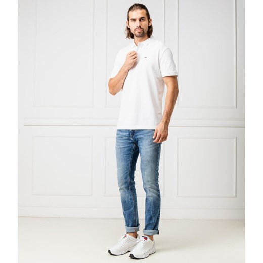 T-shirt męski Tommy Jeans na lato z krótkimi rękawami 