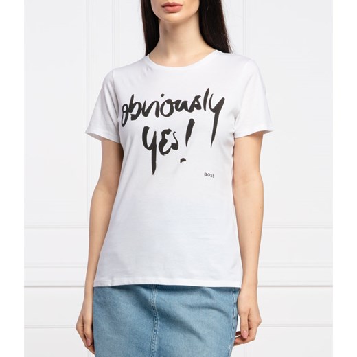 BOSS CASUAL T-shirt Teyessi | Regular Fit XS okazja Gomez Fashion Store
