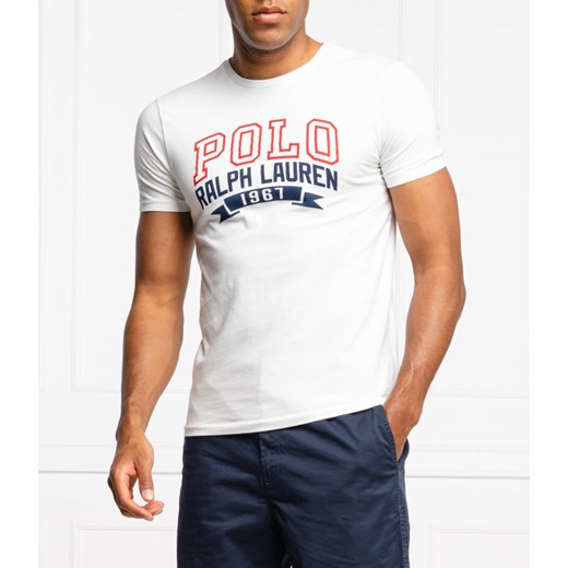 Wielokolorowy t-shirt męski Polo Ralph Lauren 