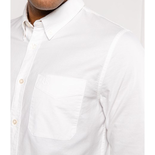 CALVIN KLEIN JEANS Koszula OXFORD SOLID | Slim Fit L wyprzedaż Gomez Fashion Store