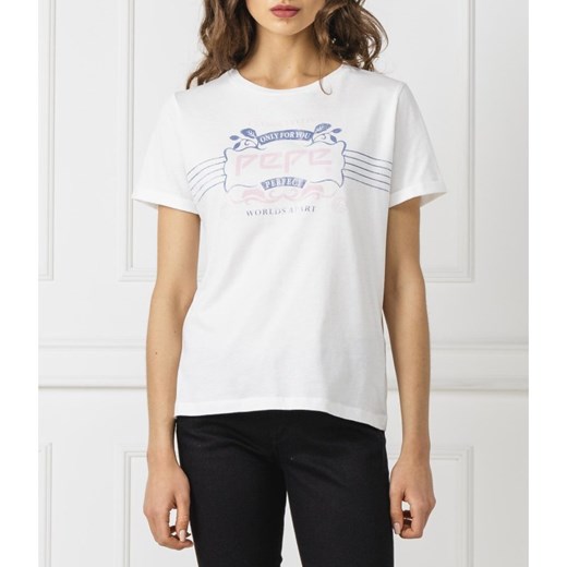 Pepe Jeans London T-shirt ADETTE | Regular Fit L promocja Gomez Fashion Store