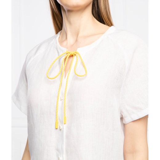 MAX&Co. Lniana bluzka DIFFUSO | Regular Fit 36 promocyjna cena Gomez Fashion Store