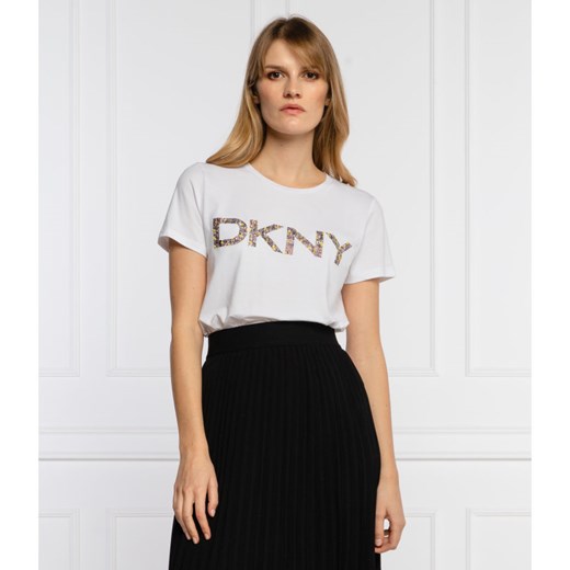DKNY T-shirt | Regular Fit M okazja Gomez Fashion Store
