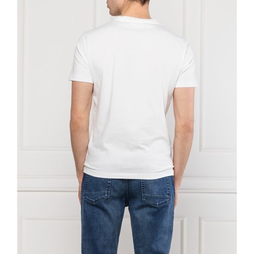 T-shirt męski Calvin Klein biały z krótkimi rękawami 